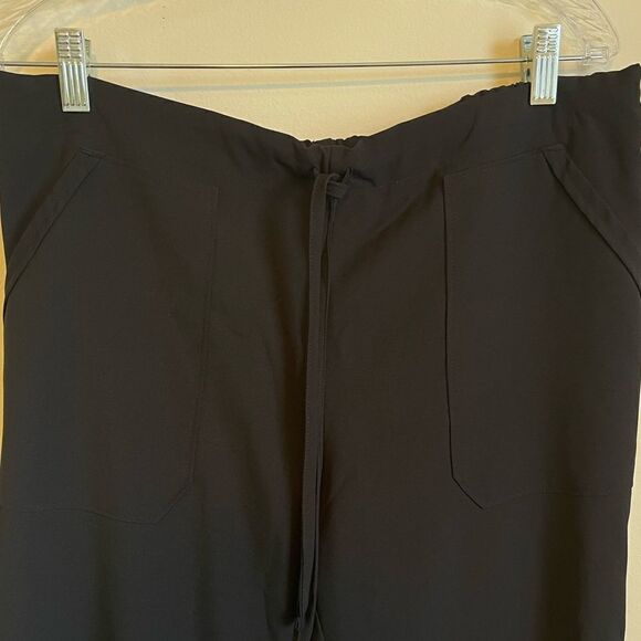 Dickies Black Casual Straight Leg Scrub Pants Size Medium - Picture 3 of 5